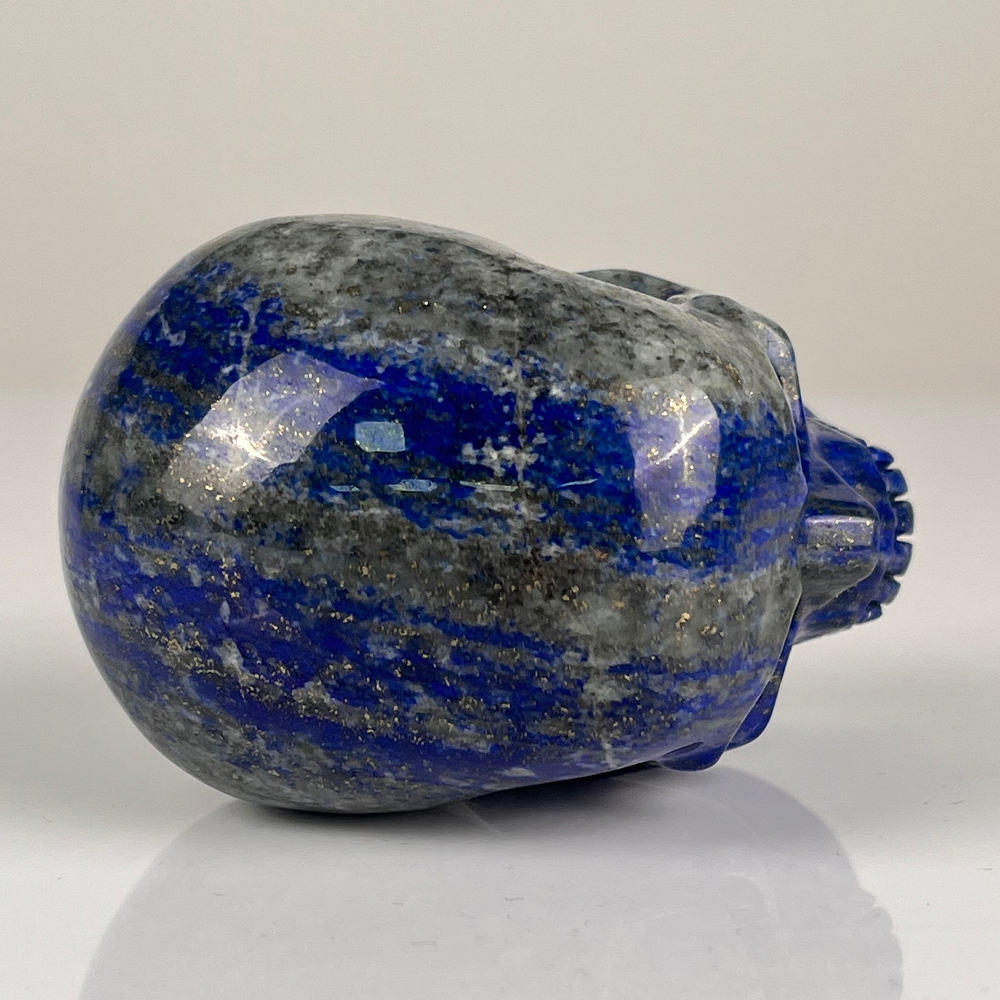3" Lapis Lazuli Crystal Skull – Pattern E