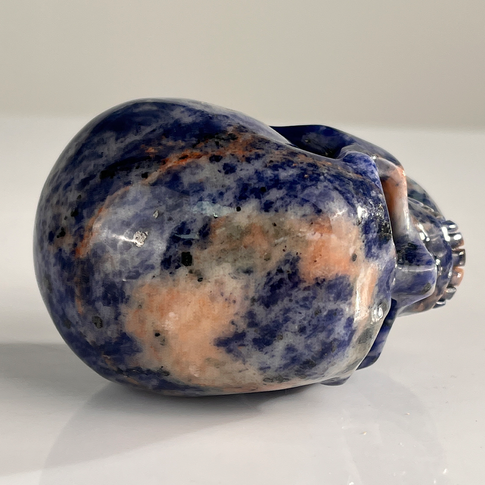3" Sodalite Crystal Skull – Pattern C
