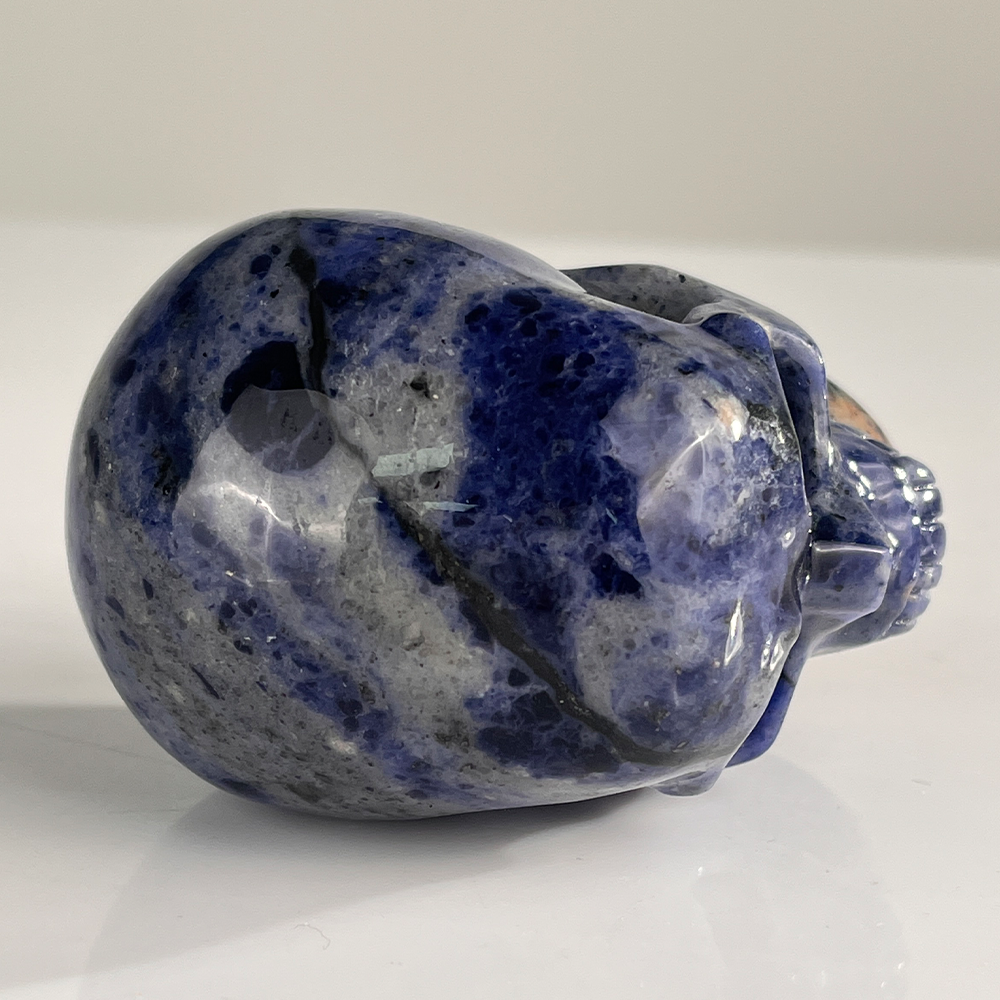 3" Sodalite Crystal Skull – Pattern G