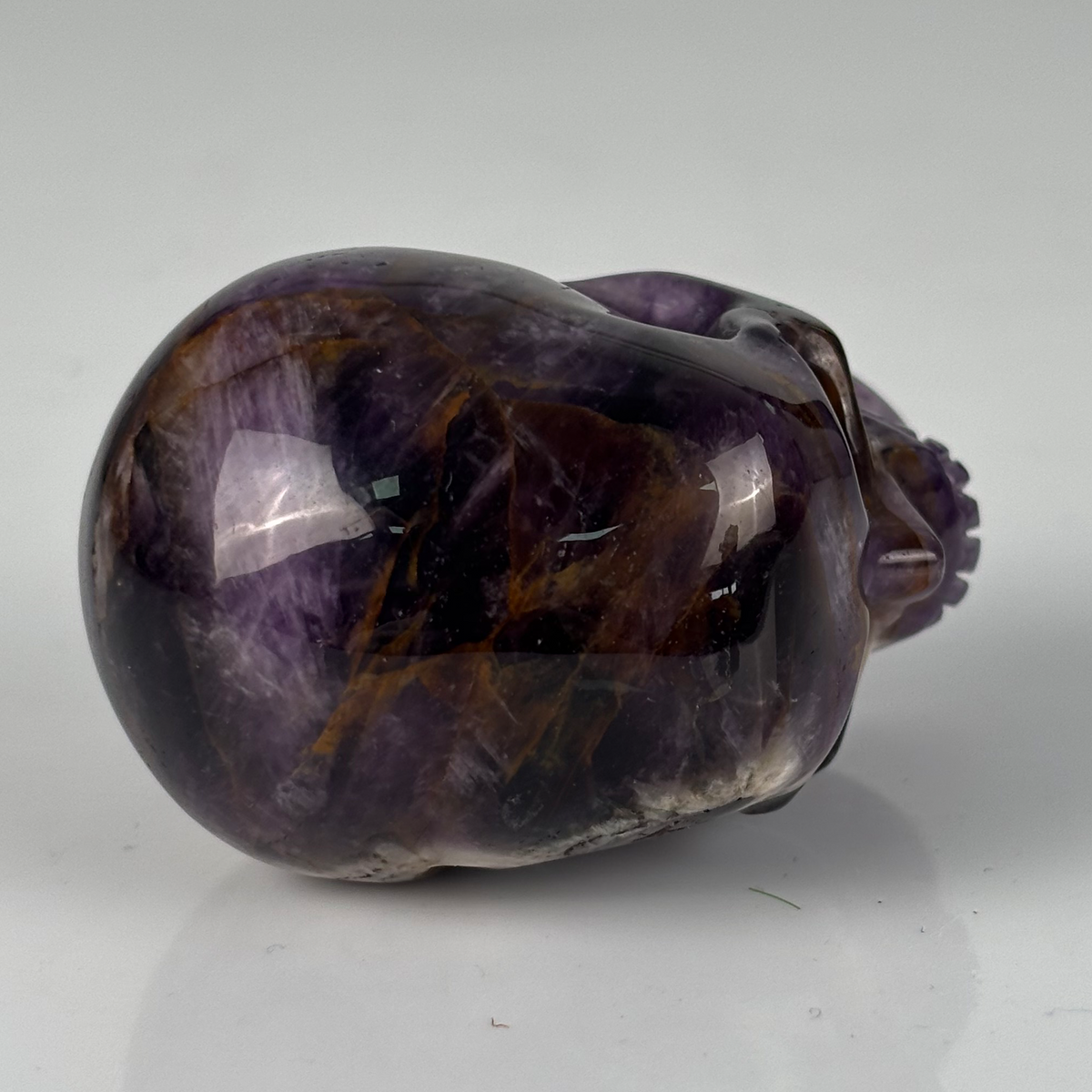 2" Dream Amethyst Crystal Skull - Pattern H