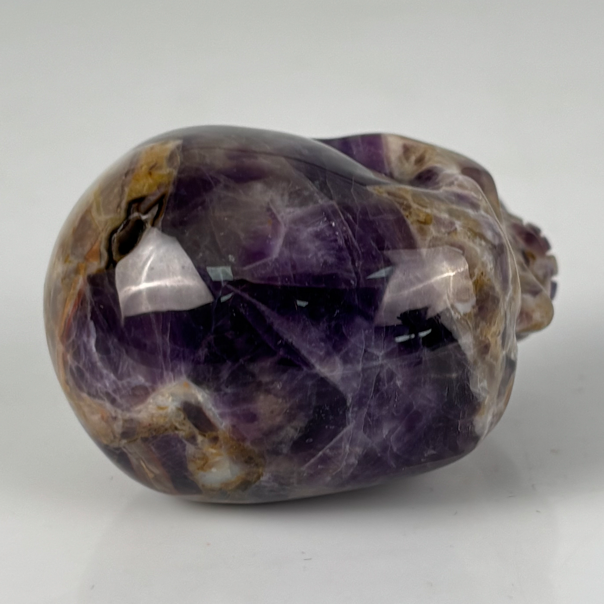 2" Dream Amethyst Crystal Skull - Pattern J