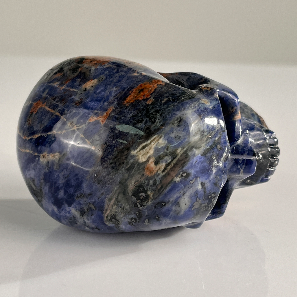 3" Sodalite Crystal Skull – Pattern H