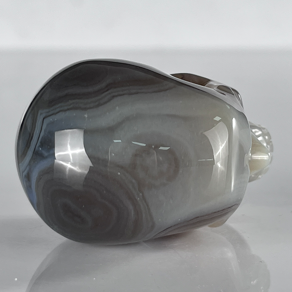 2" Volcanic Agate Crystal Skull