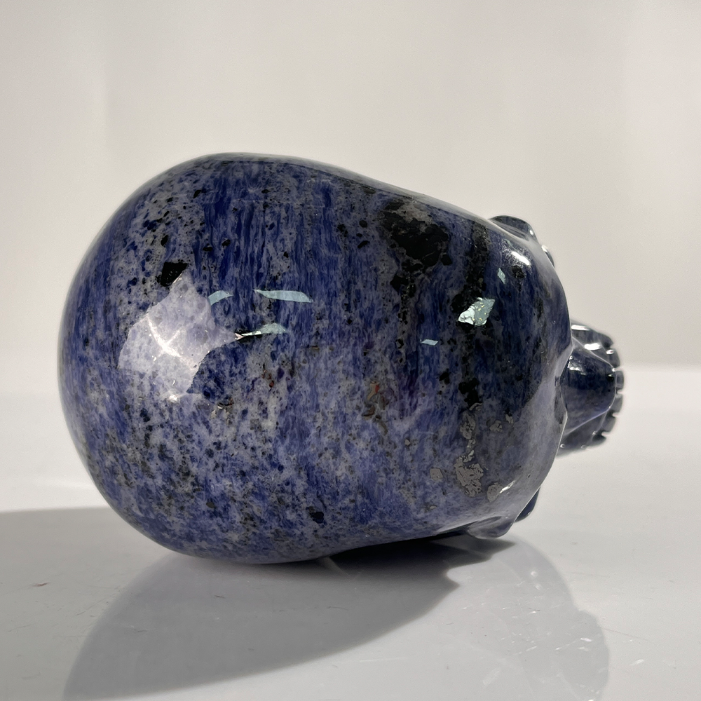 4.5" Sodalite Crystal Skull – Pattern D