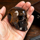2" Tiger Eye Crystal Skull - Pattern B