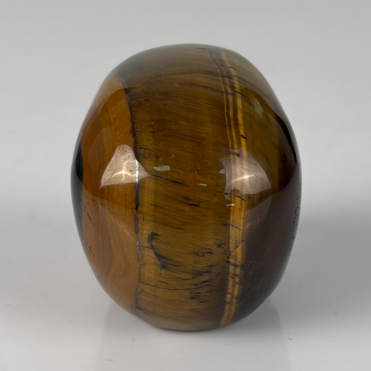 2" Tiger Eye Crystal Skull - Pattern E