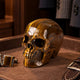 3" Tiger Eye Crystal Skull - Pattern F