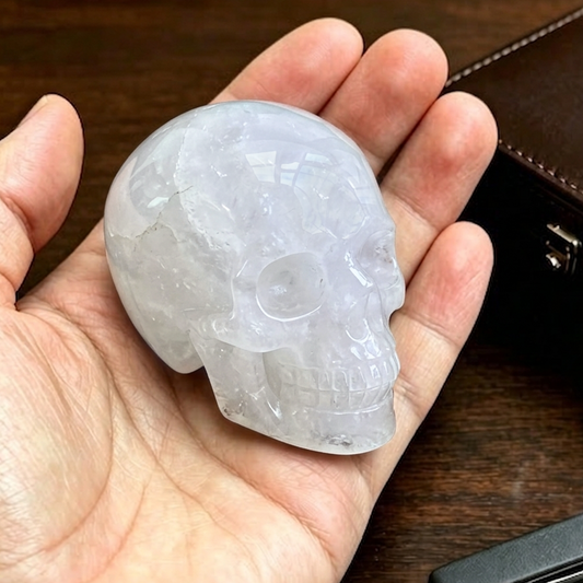 2 Inch Angola Quartz Crystal Skull – Mini Natural Gemstone