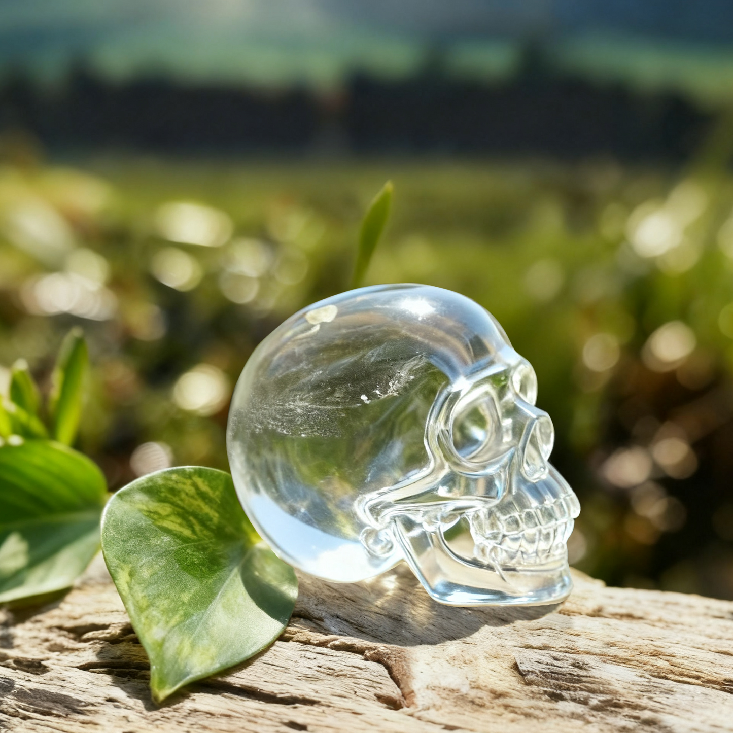 2 Inch Clear Quartz Crystal Skull