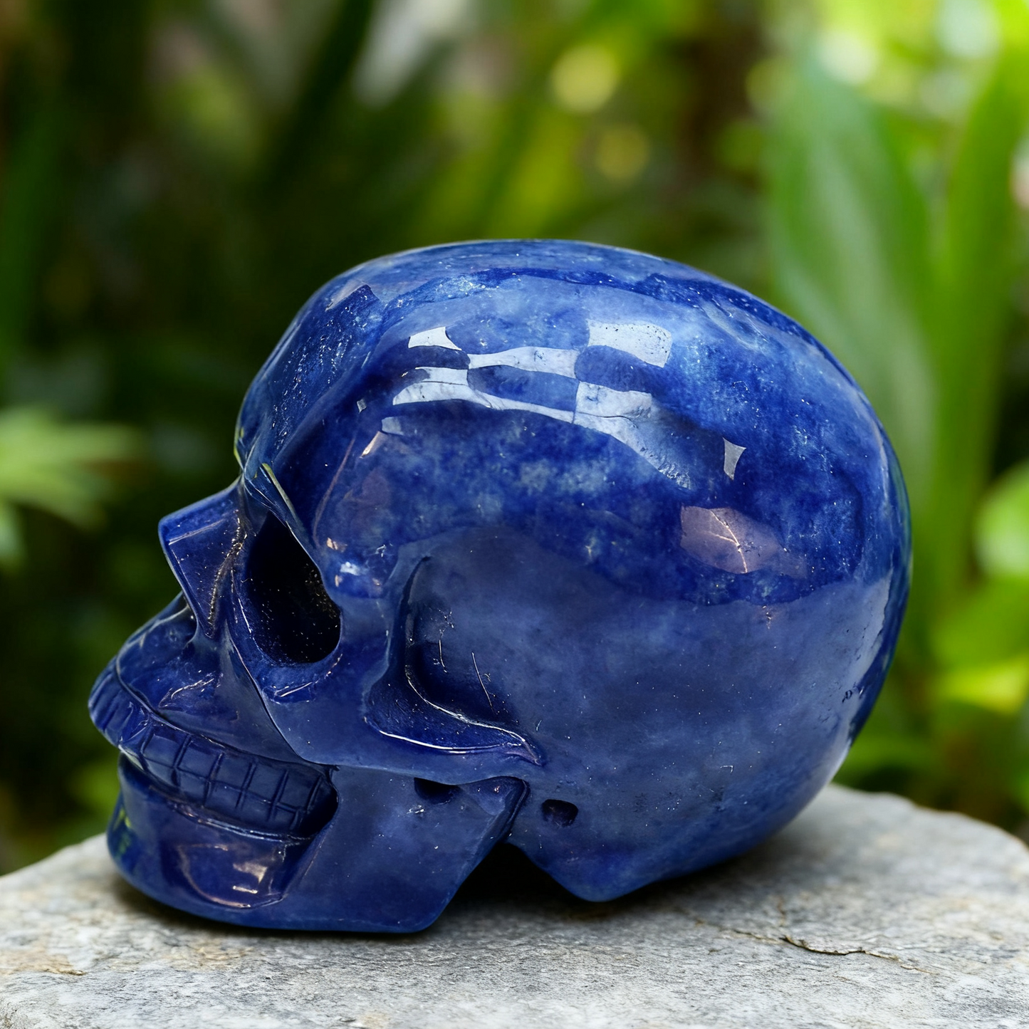 4.5 Inch Blue Aventurine Crystal Skull
