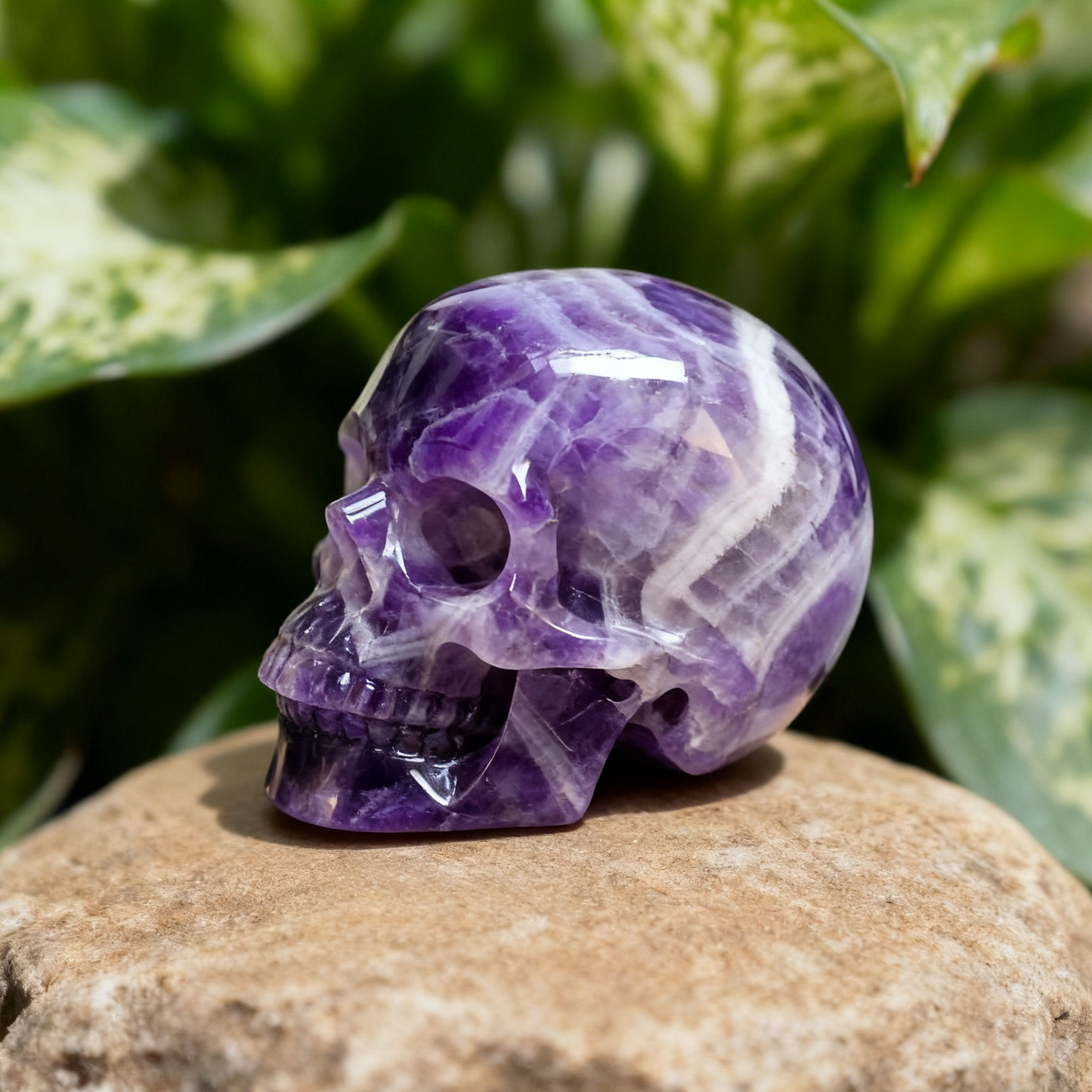 2 Inch Amethyst Crystal Skull