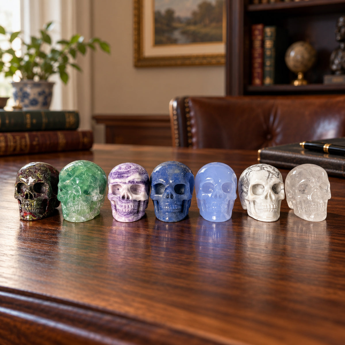 1.75" Crystal Skull Collection - Paterrn C