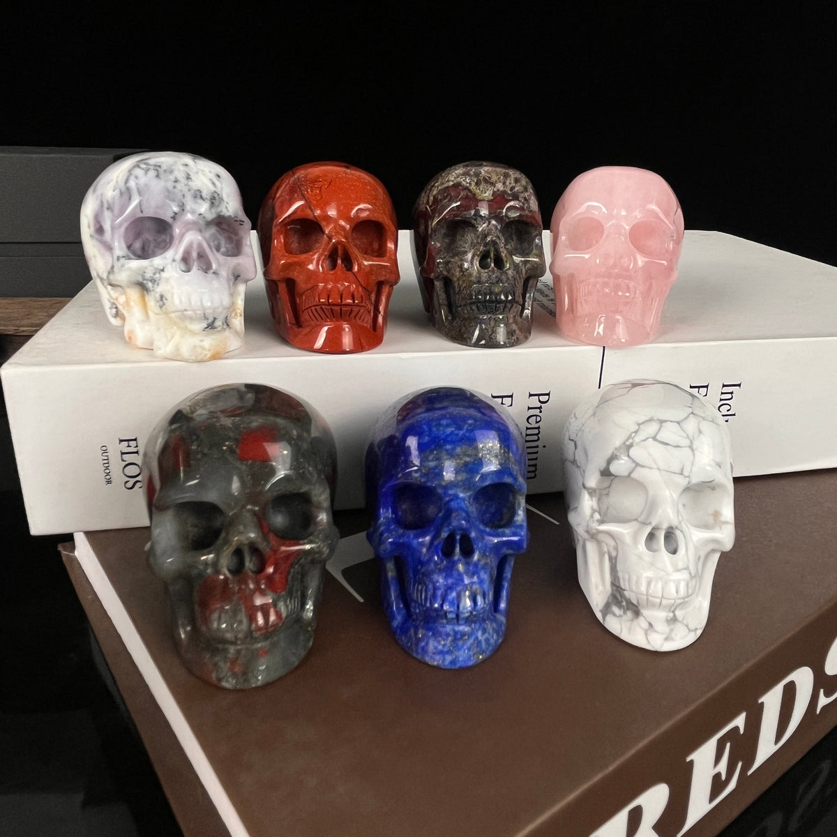 2" Crystal Skull Collection-Paterrn E