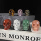 1.75 inch Crystal Skull Collection - Hand Carved Mini Stone