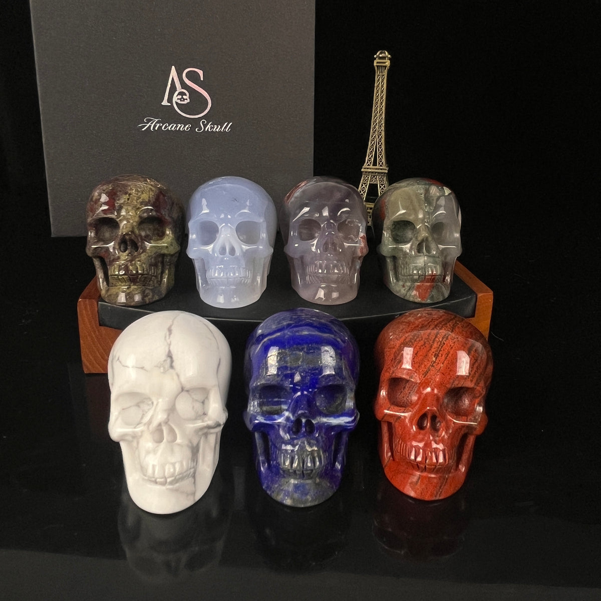 2" Crystal Skull Collection-Paterrn A