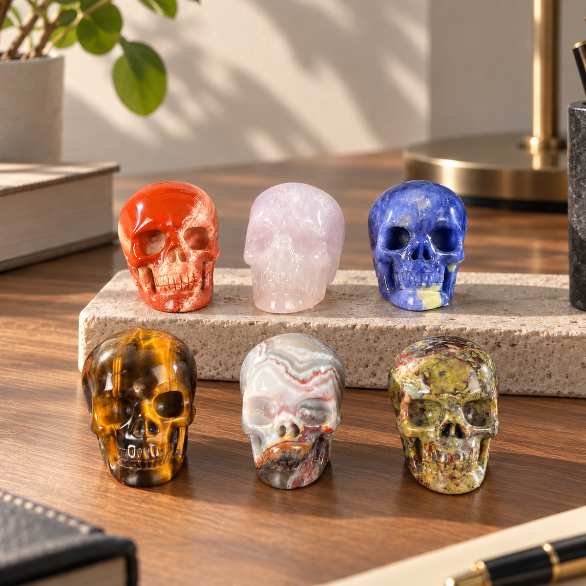 1.75" Crystal Skull Collection - Pattern B