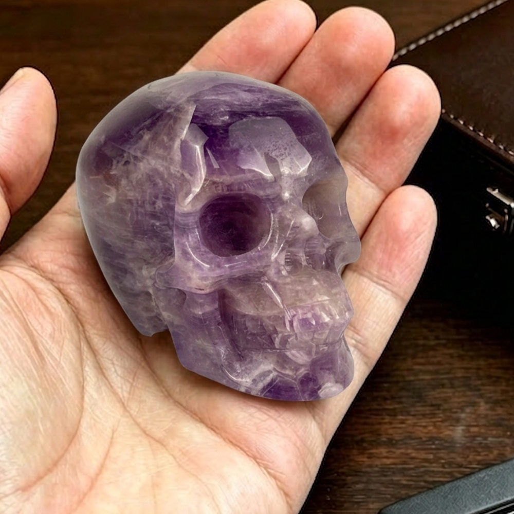 2 Inch Dream Amethyst Crystal Skull – Mini Crystal Skull