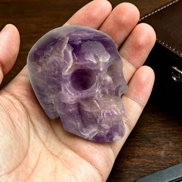 2 Inch Dream Amethyst Crystal Skull – Mini Crystal Skull