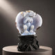 ‘The Frost Guardian’ - Blue Chalcedony Dragon with Egg · Specimen No. 17