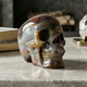 3 Inch Volcanic Agate Crystal Skull – Hand Carved Natural Stone