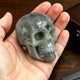 2 Inch Grey Labradorite Crystal Skull – Hand Carved Natural Stone