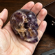 2" Dream Amethyst Crystal Skull - Pattern F