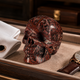3" Red Leopard Skin Jasper Crystal Skull - Pattern B