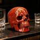 3" Red Jasper Crystal Skull - Pattern D