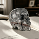 3" Grey Picture Jasper Crystal Skull- Pattern B