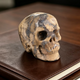 3 Inch Blue Flower Agate Crystal Skull – Hand Carved Natural Stone