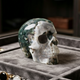 3" Moss Agate Crystal Skull - Pattern C