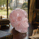 6" Rose Quartz Crystal Skull