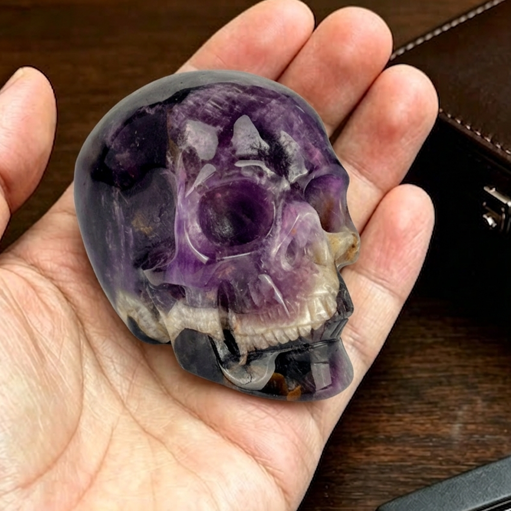2 Inch Dream Amethyst Crystal Skull – Mini Crystal Skull