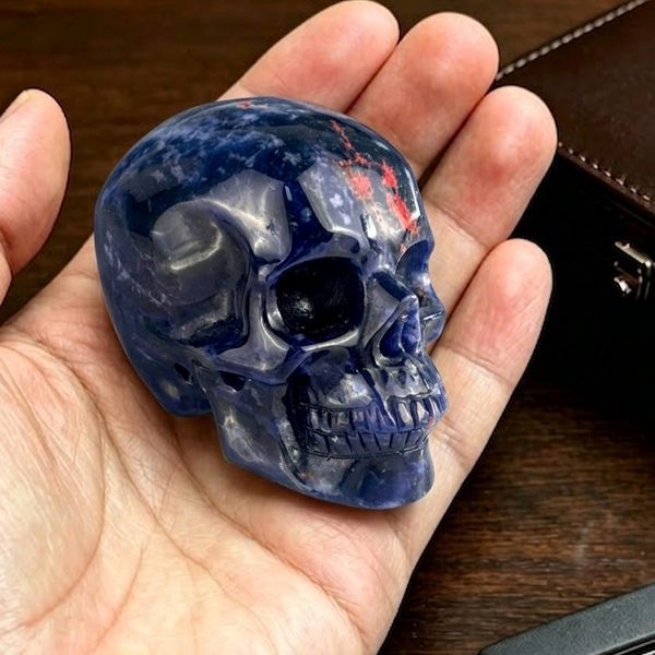 2 Inch Blue Lace Agate Crystal Skull – Mini Crystal Skull