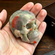 2 Inch African Bloodstone Crystal Skull – Mini Gemstone Skull