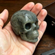 2" Grey Labradorite Crystal Skull - Pattern F