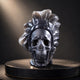 ‘The Chieftain’ - Amethyst Cluster Warbonet Skull · Specimen No. 26